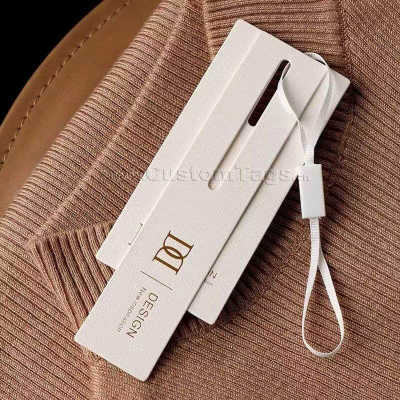 Custom printed clothing hang tags and swing tags for fashion brands