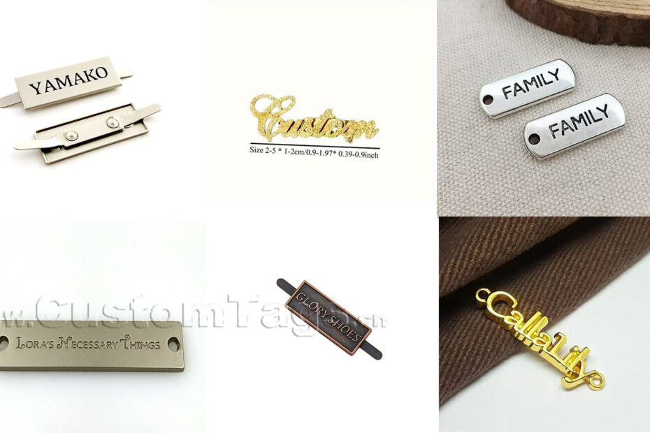 custom metal labels and tags collection