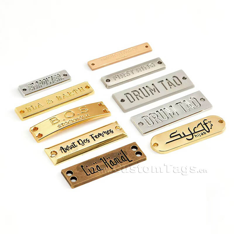 custom metal nameplate labels