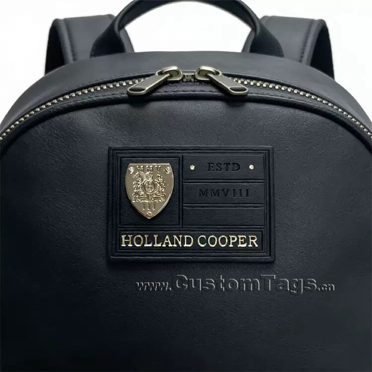 Application scenarios of custom faux leather labels and tags: bags