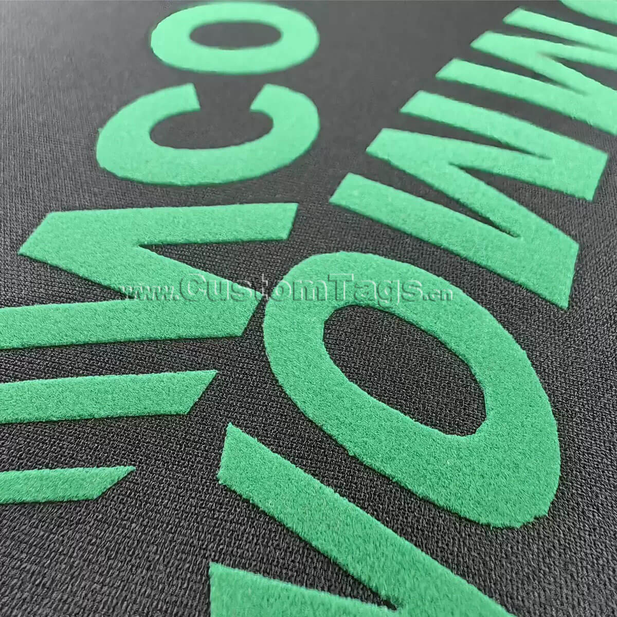 custom flocking heat transfer for clothing