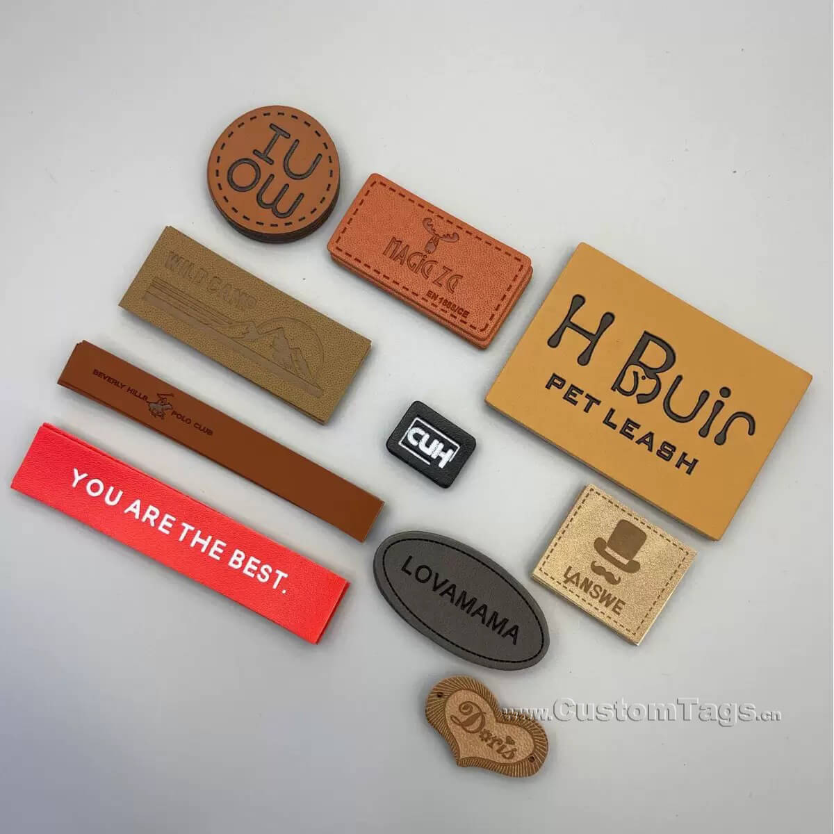 genuine leather labels