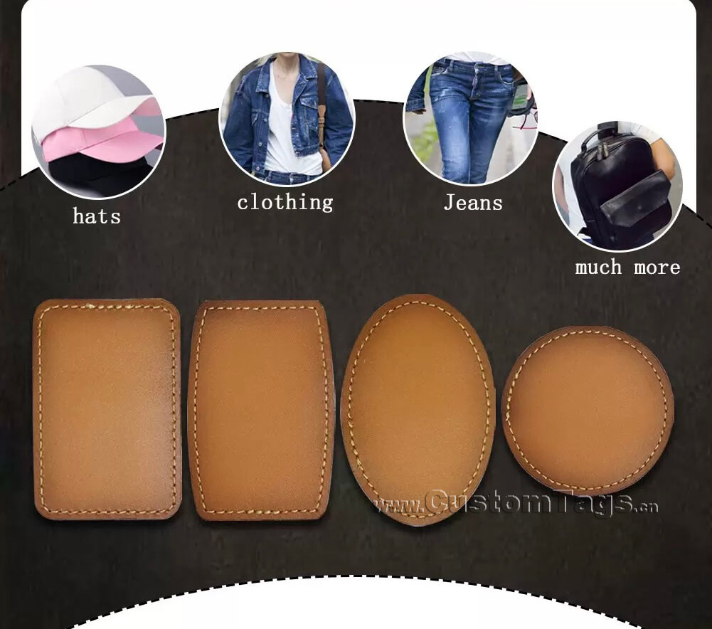 genuine leather labels