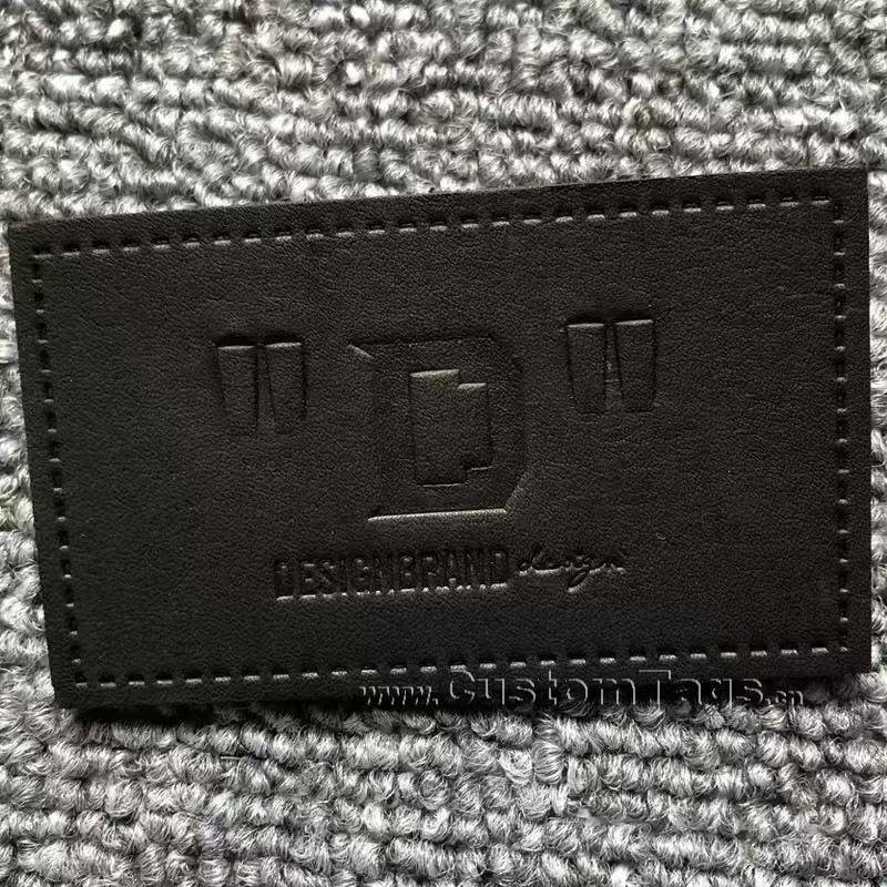 genuine leather labels