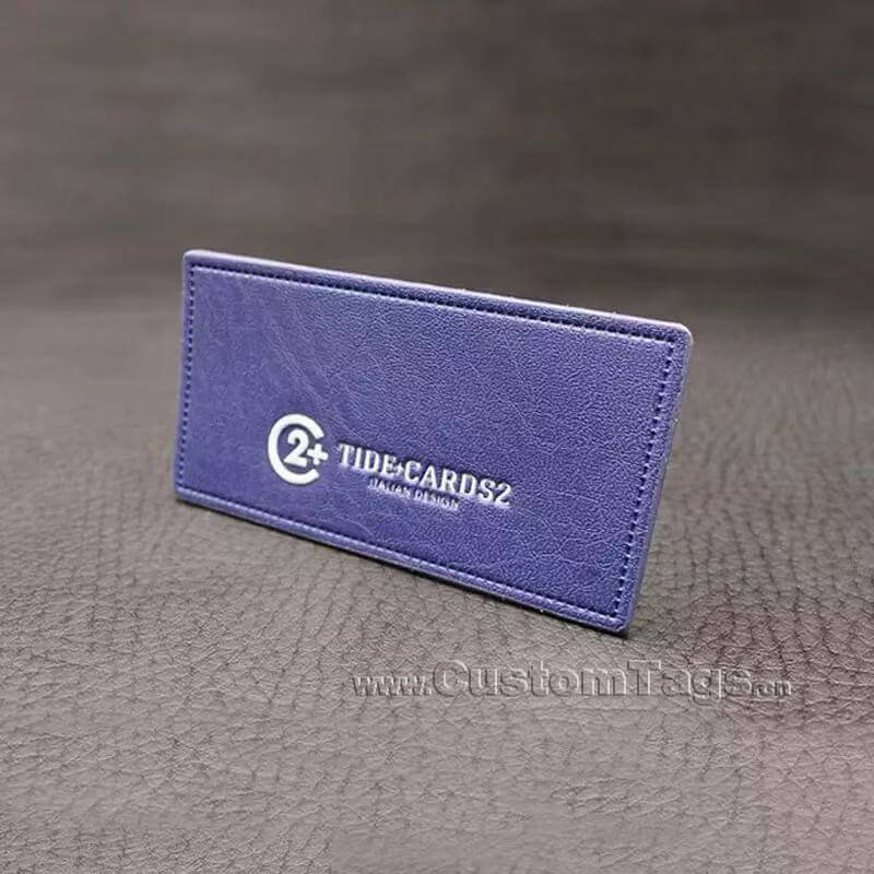 genuine leather labels