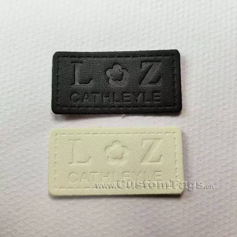genuine leather labels
