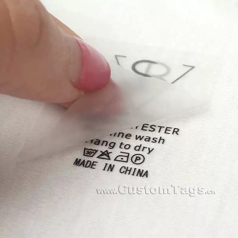 heat transfer labels