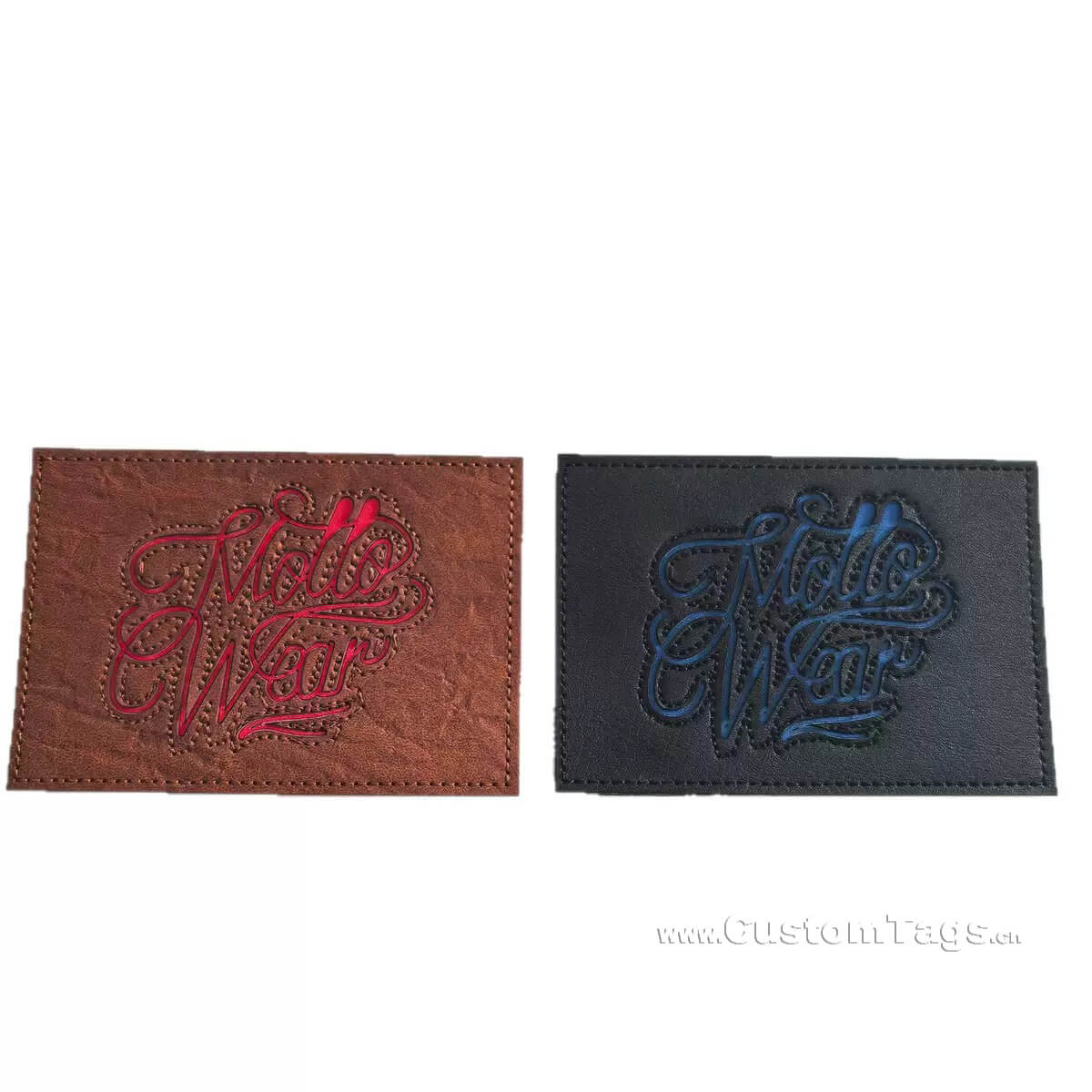 Custom leather label & Tags logo making techniques : laser engraving