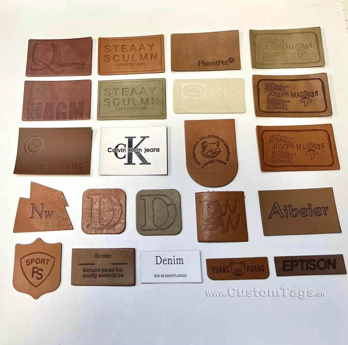 leather labels