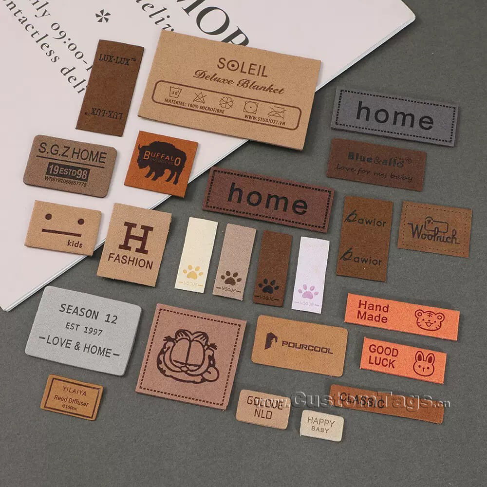 leather labels