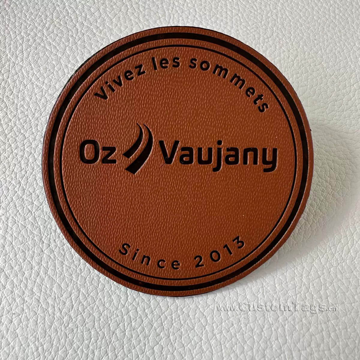 leather labels