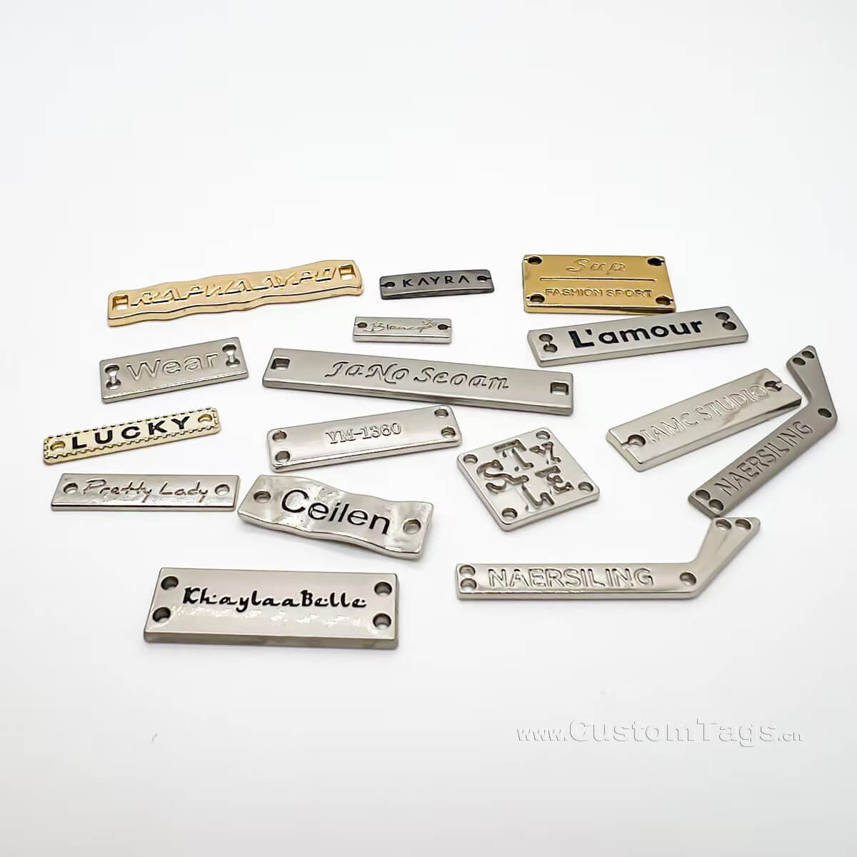 metal labels