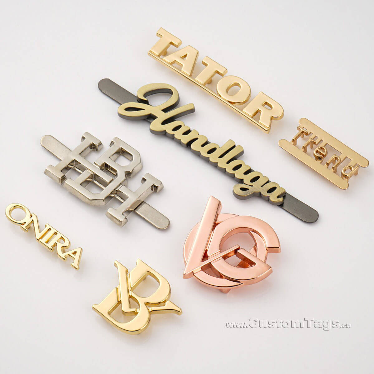 personalized metal labels and tags for clothing brands