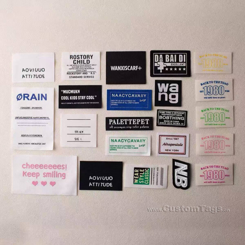 printed fabric labels