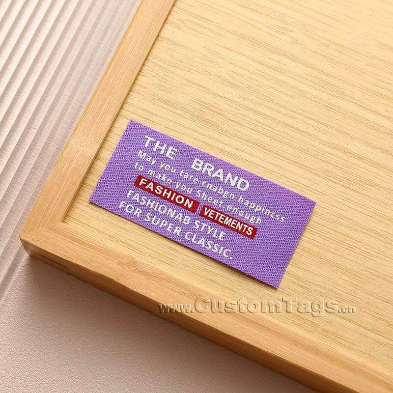 printed fabric labels