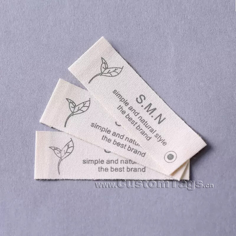 printed fabric labels