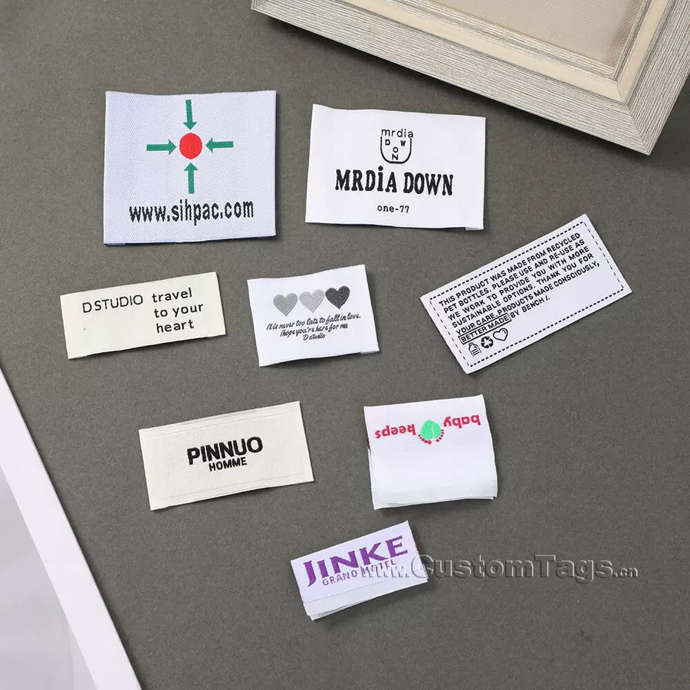 printed fabric labels