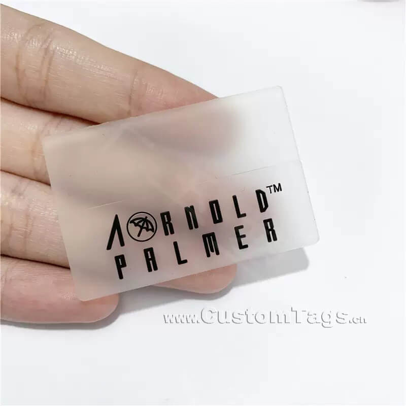 semi transparent frosted PVC labels