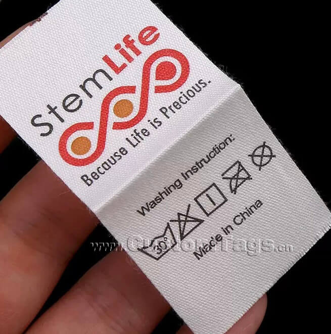 woven care labels