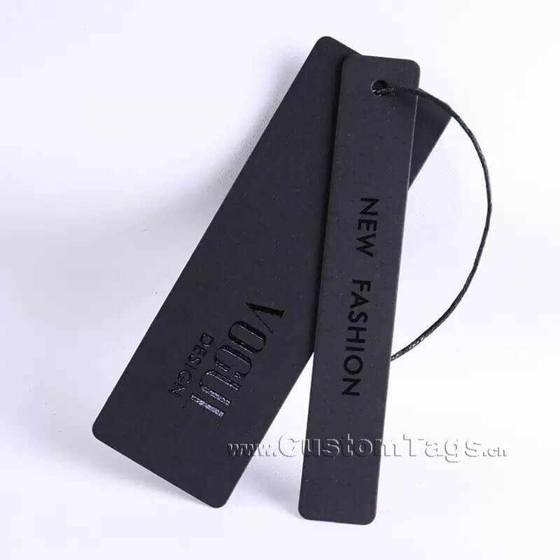 Custom UV hang tags for clothing