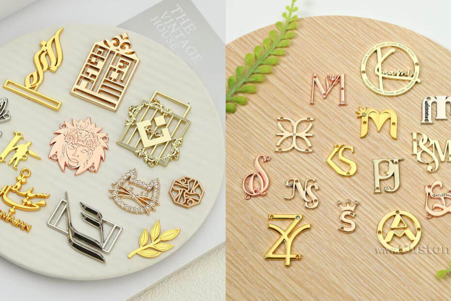 Custom metal labels tags for clothing