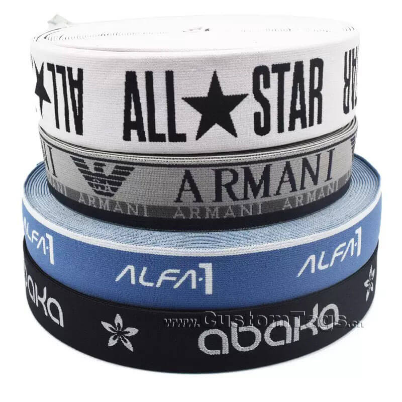 custom elastic bands for clothes with personalized logo