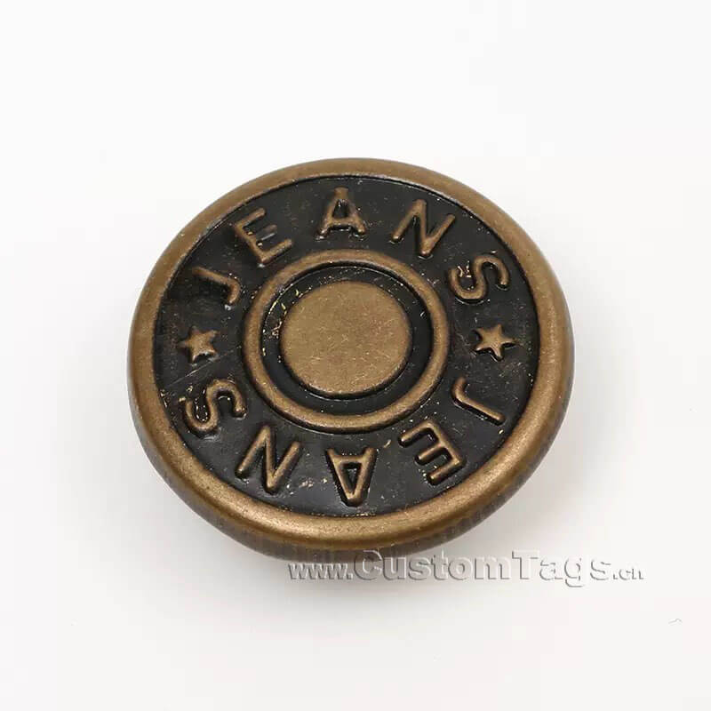 custom embossing buttons for clothing
