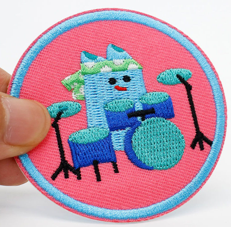 embroidered edge