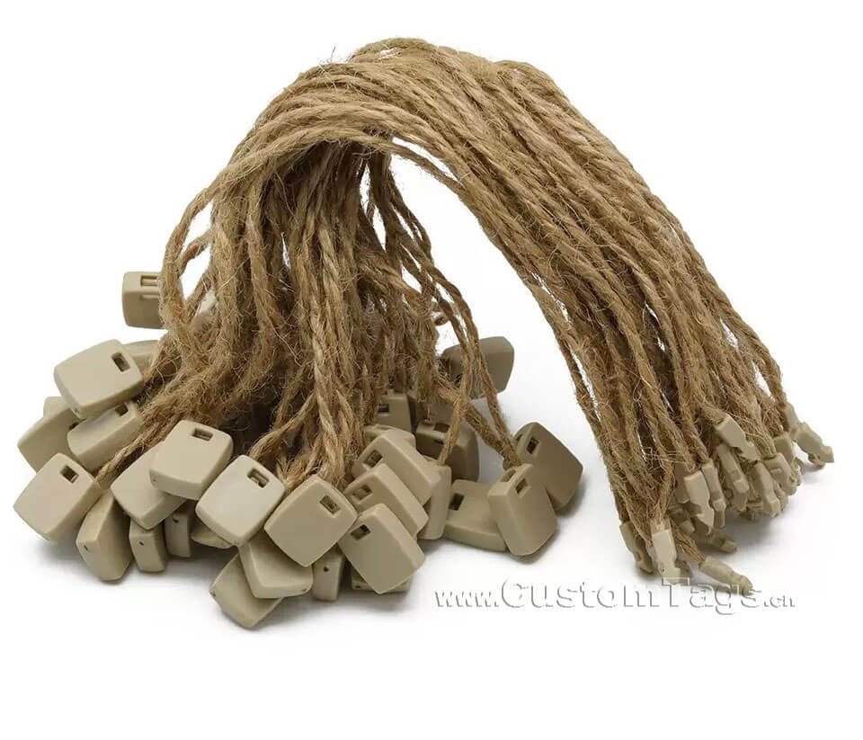 custom hemp hang tag string for clothing