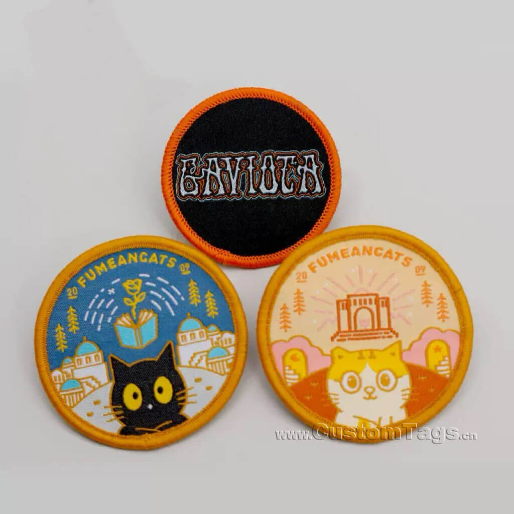 custoim merrow border embroidered patches