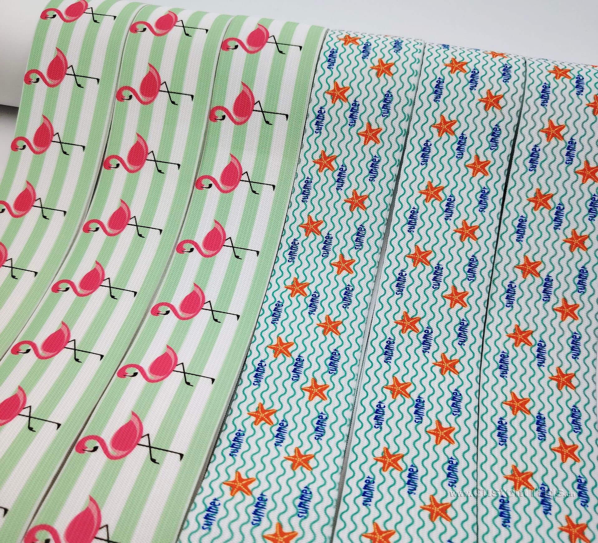 custom printed elastic bands