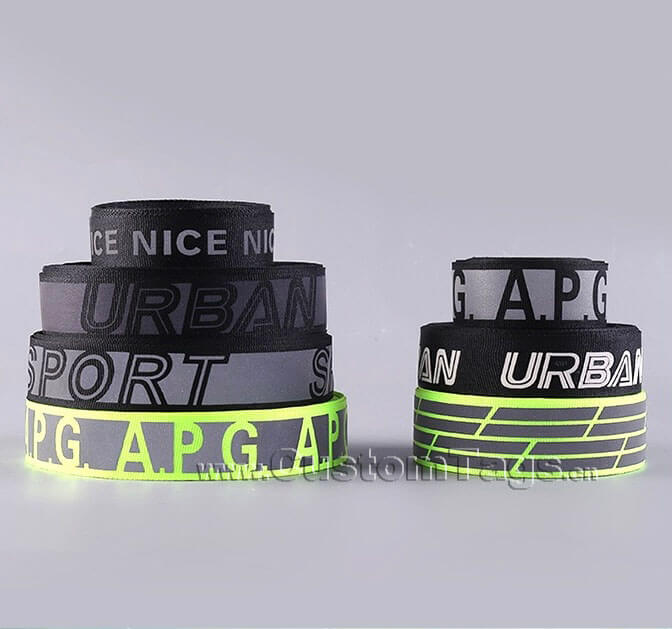 custom reflective elastic bands