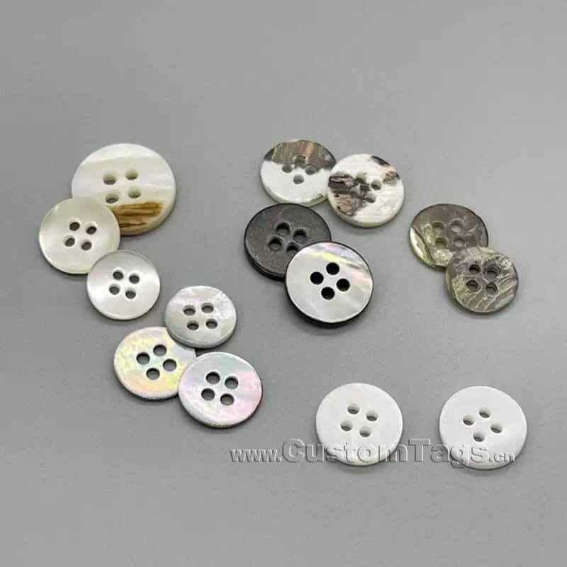 custom shell buttons for clothing