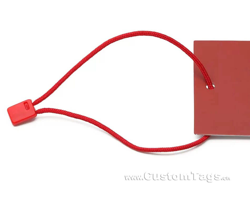 custom thick rope hang tag string for clothing