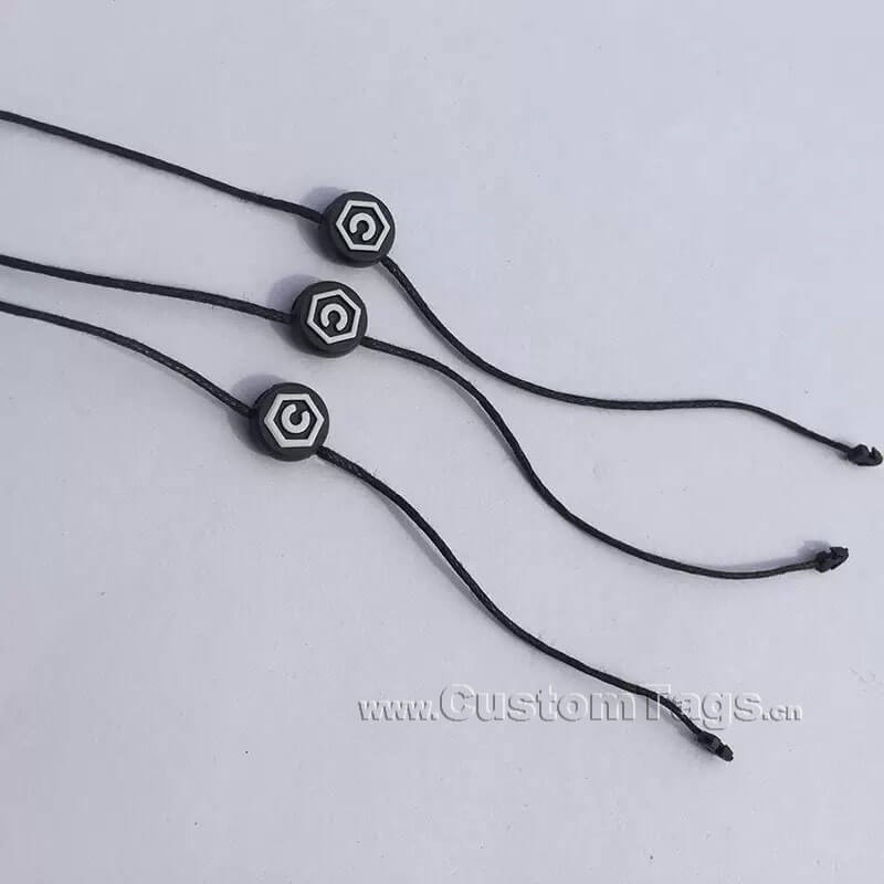 custom waxed hang tag string for clothing