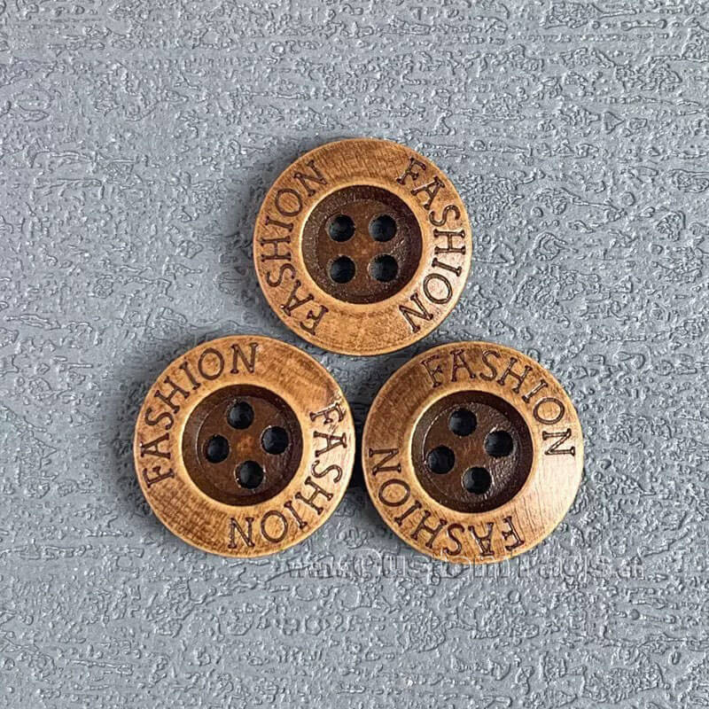 custom wooden buttons for clothing