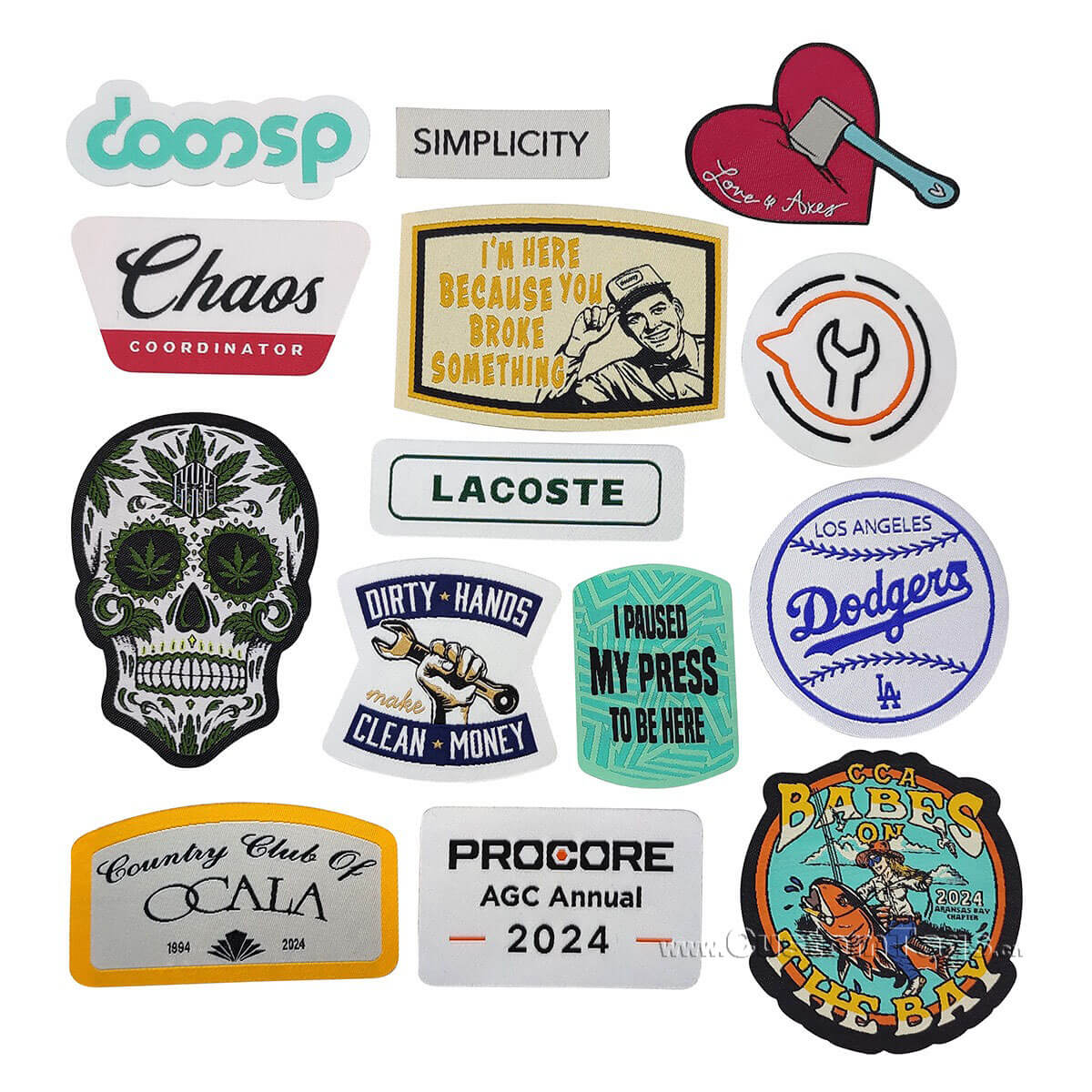 woven patches