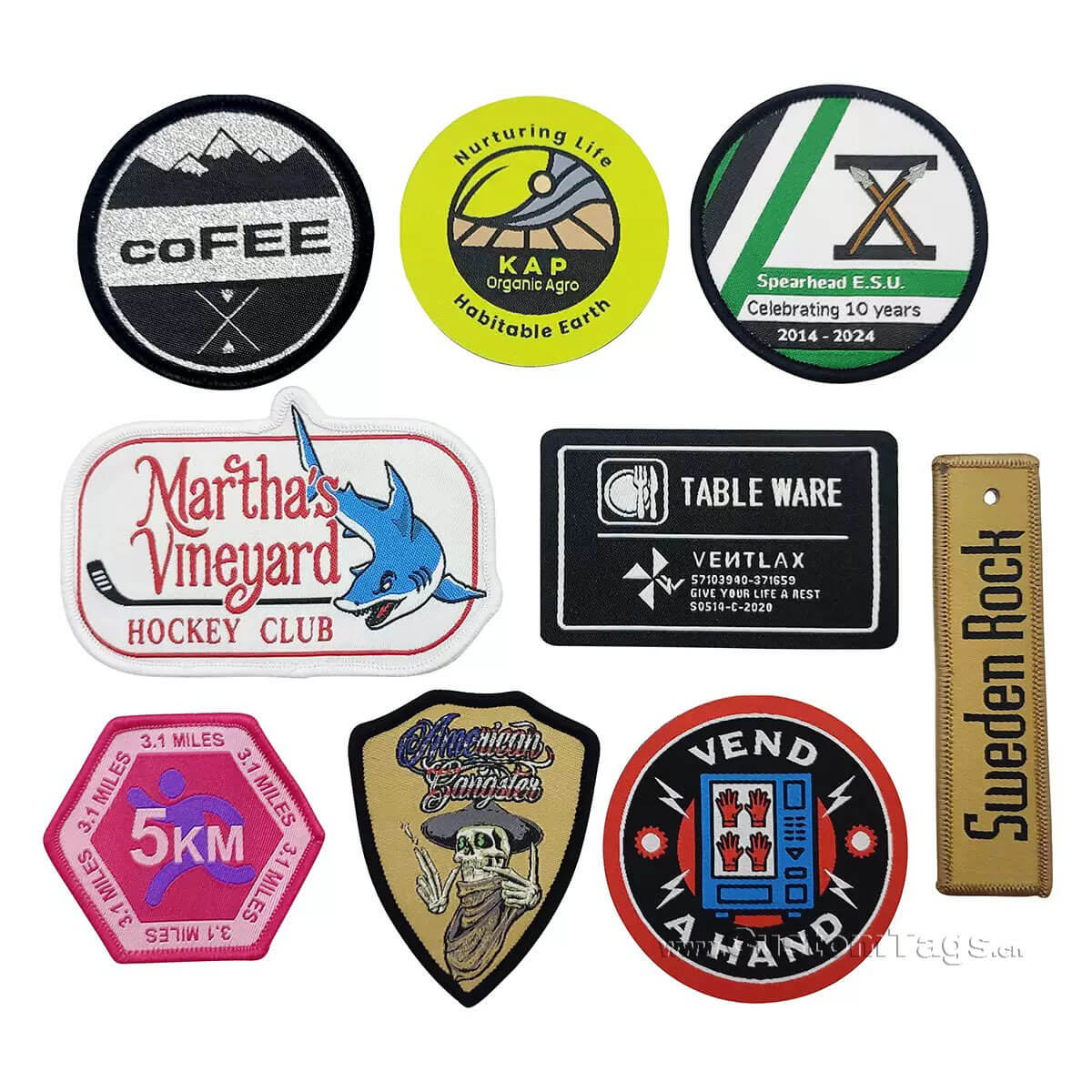 woven patches