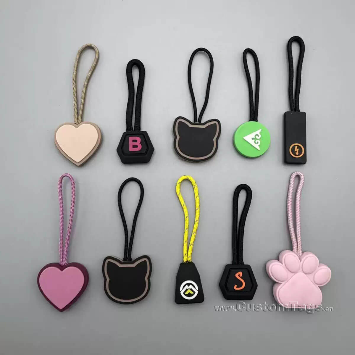 zipper pulls