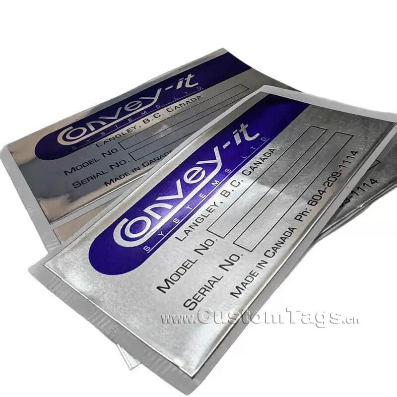 aluminum sticker labels