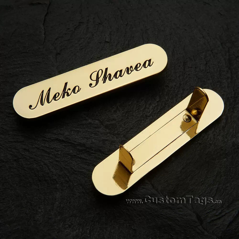 custom stainless steel lables & tags with bendable legs