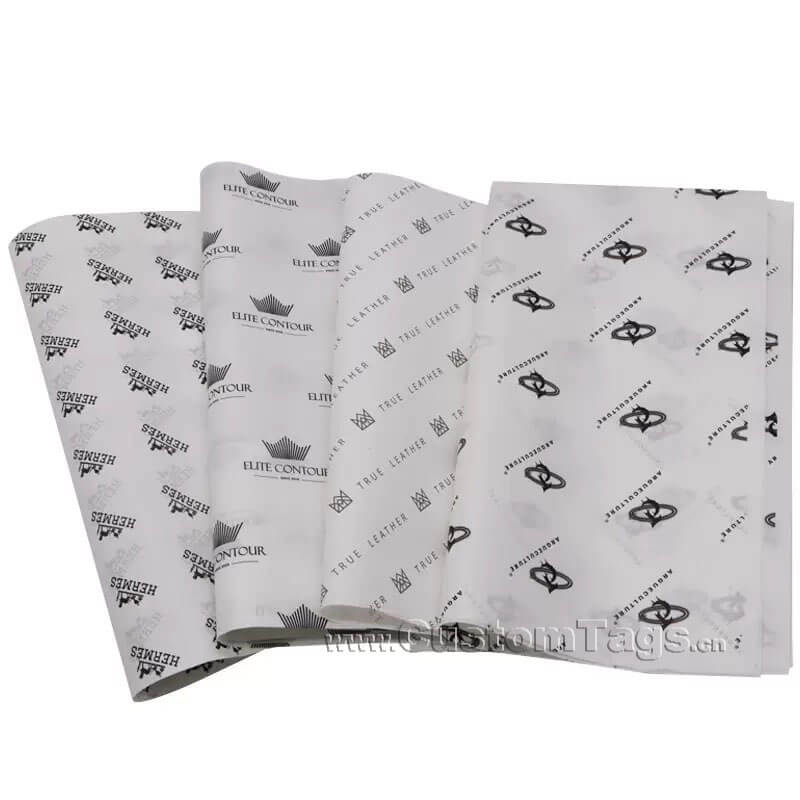 wholesale custom clothing wrapping paper with logo