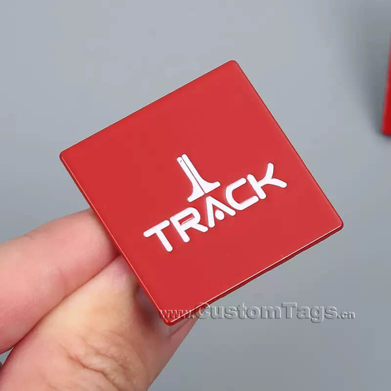 custom stainless steel lables & tags with debossing