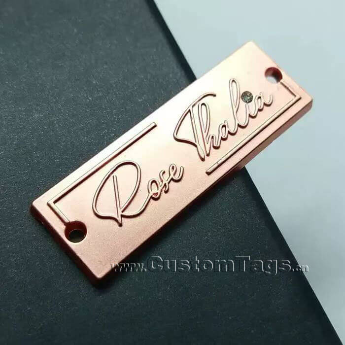 embossed metal labels