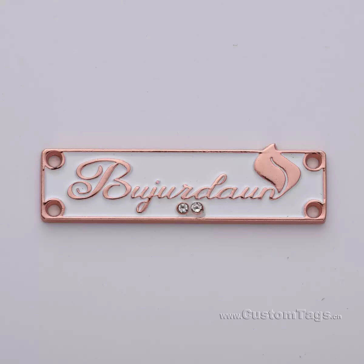 embossed metal labels