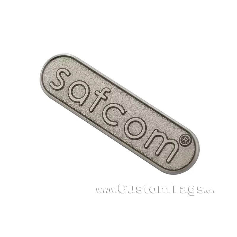 embossed metal labels
