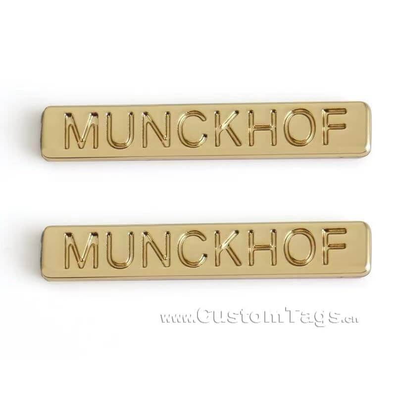 custom engraved brass tags