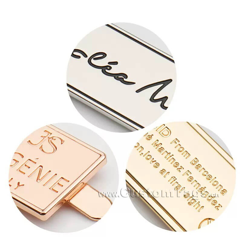 engraved metal tags
