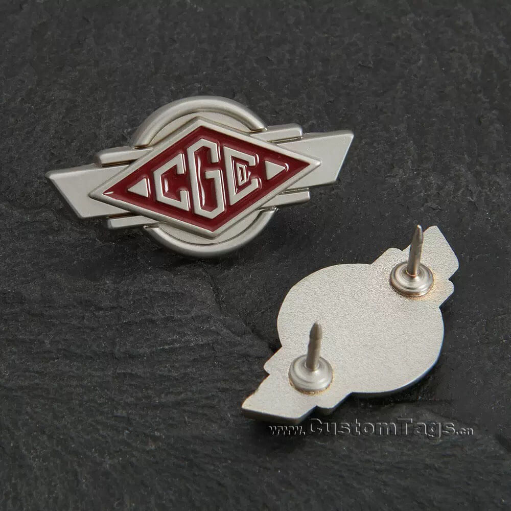custom stainless steel lables & tags with iron nails