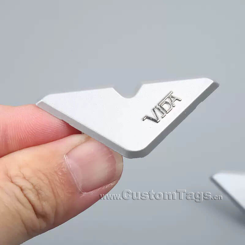 custom stainless steel lables & tags with laser engraving